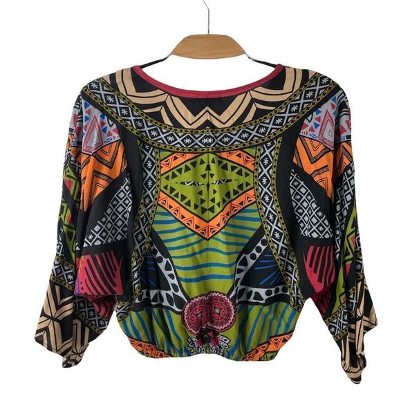 Flying Tomato Multicolor Geometric Blouse - Picture 5 of 7